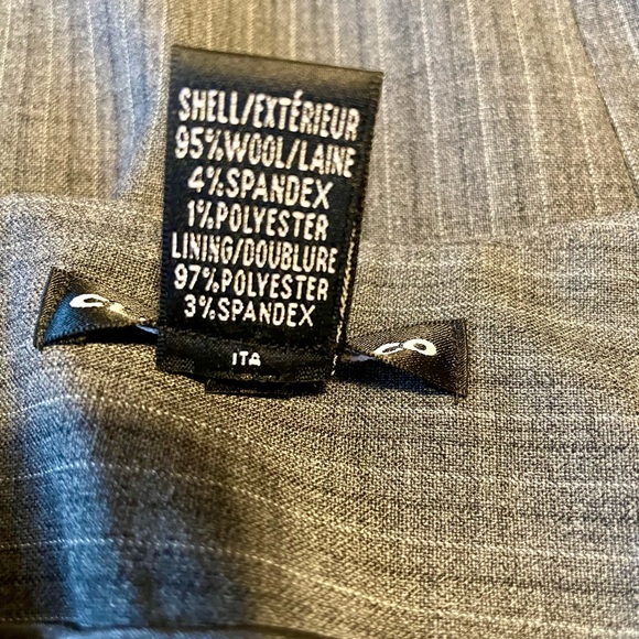 Club Monaco, grey pinstripe pencil skirt, SZ 6 - Picture 4 of 7